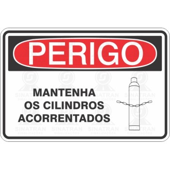 Mantenha os cilindros acorrentados